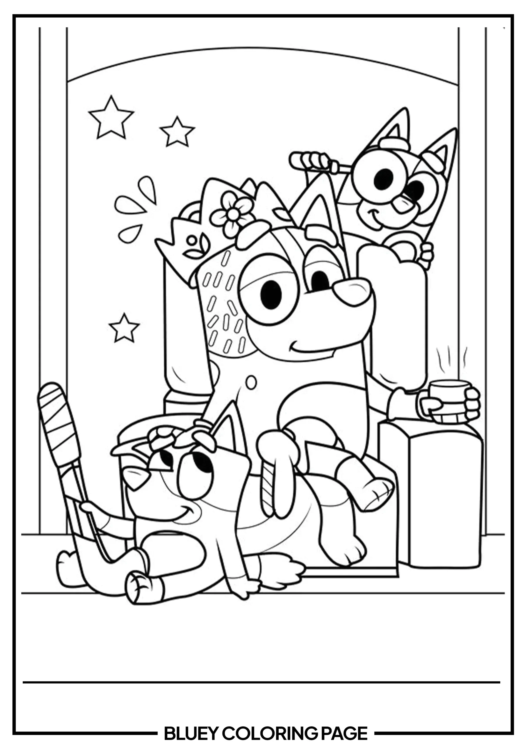 Bluey is Dressed Up for Some Imaginative Games