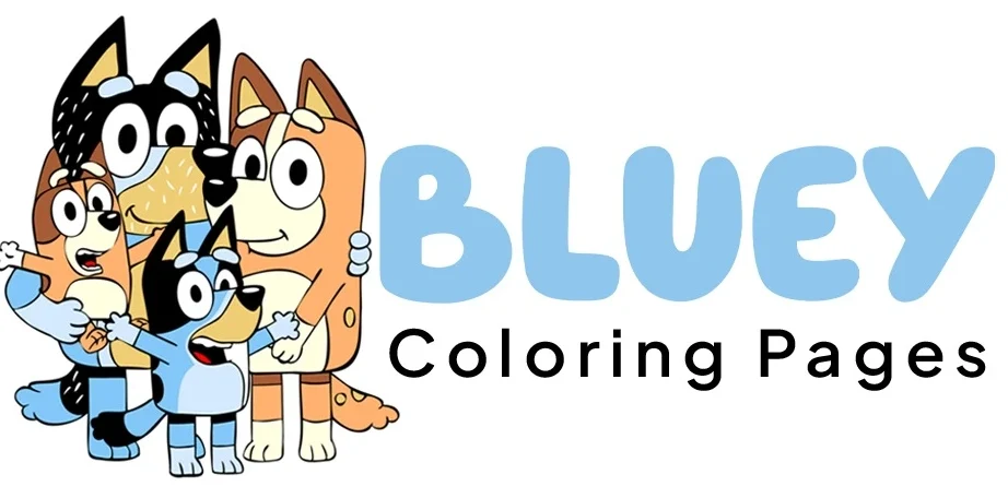 Bluey Coloring Pages logo