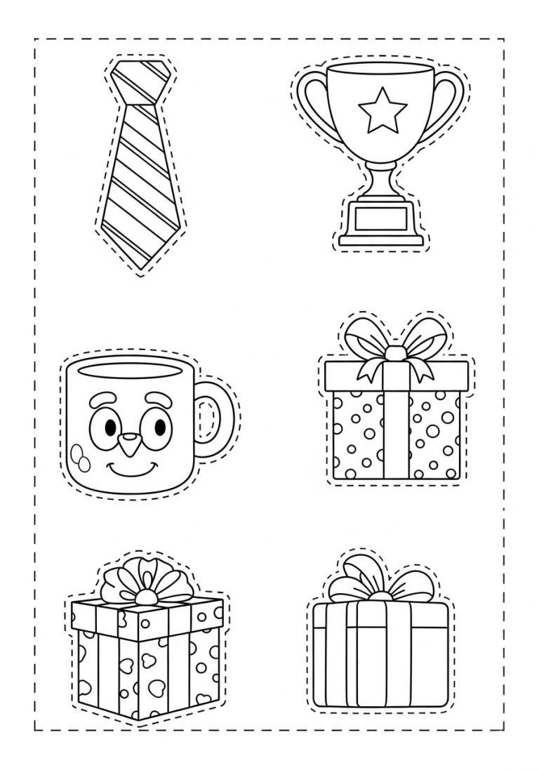 Bluey Fathers Day Gift Page