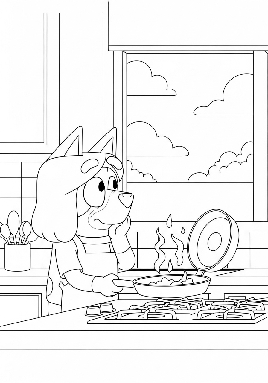 Bluey Grannies Coloring Pages (20+ PDF Printables) 2025