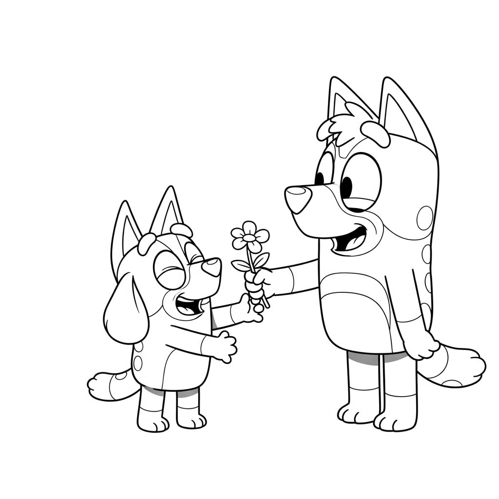 13 Chilli Giving Muffin a Flower