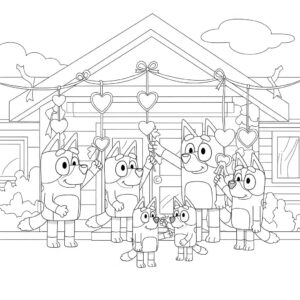 14 Family Decorating the Room