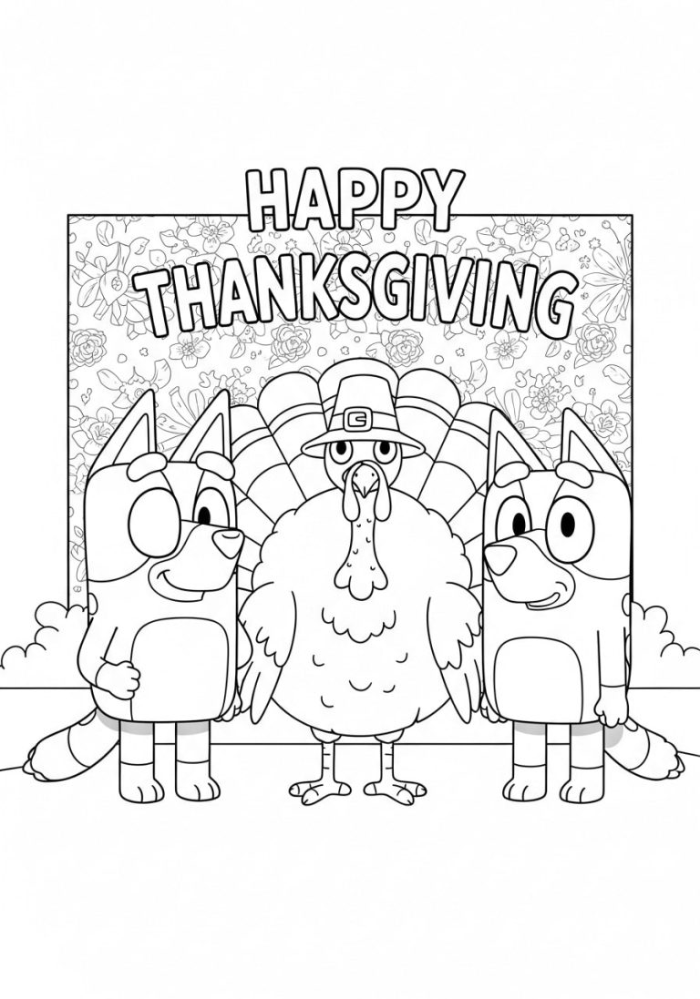 Chilli & Bluey With Thanksgiving Turkey
