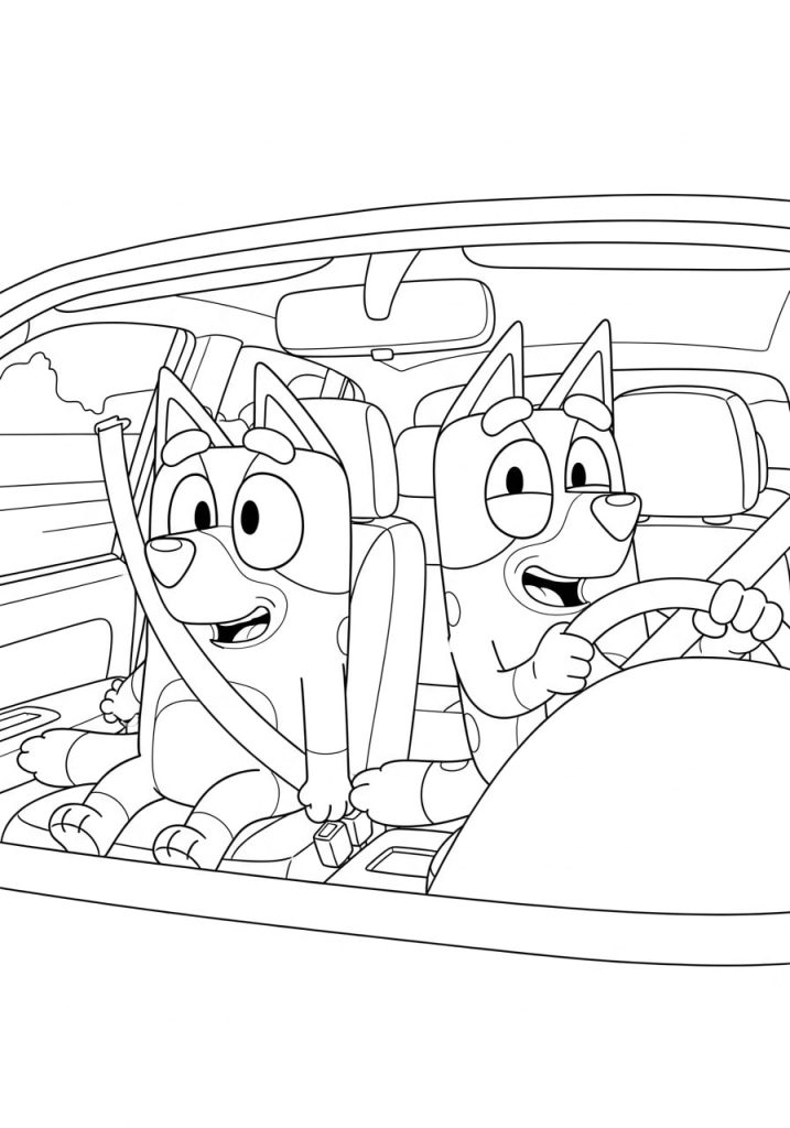 Chilli Bluey Coloring Pages - (25+ Free PDF Printables)