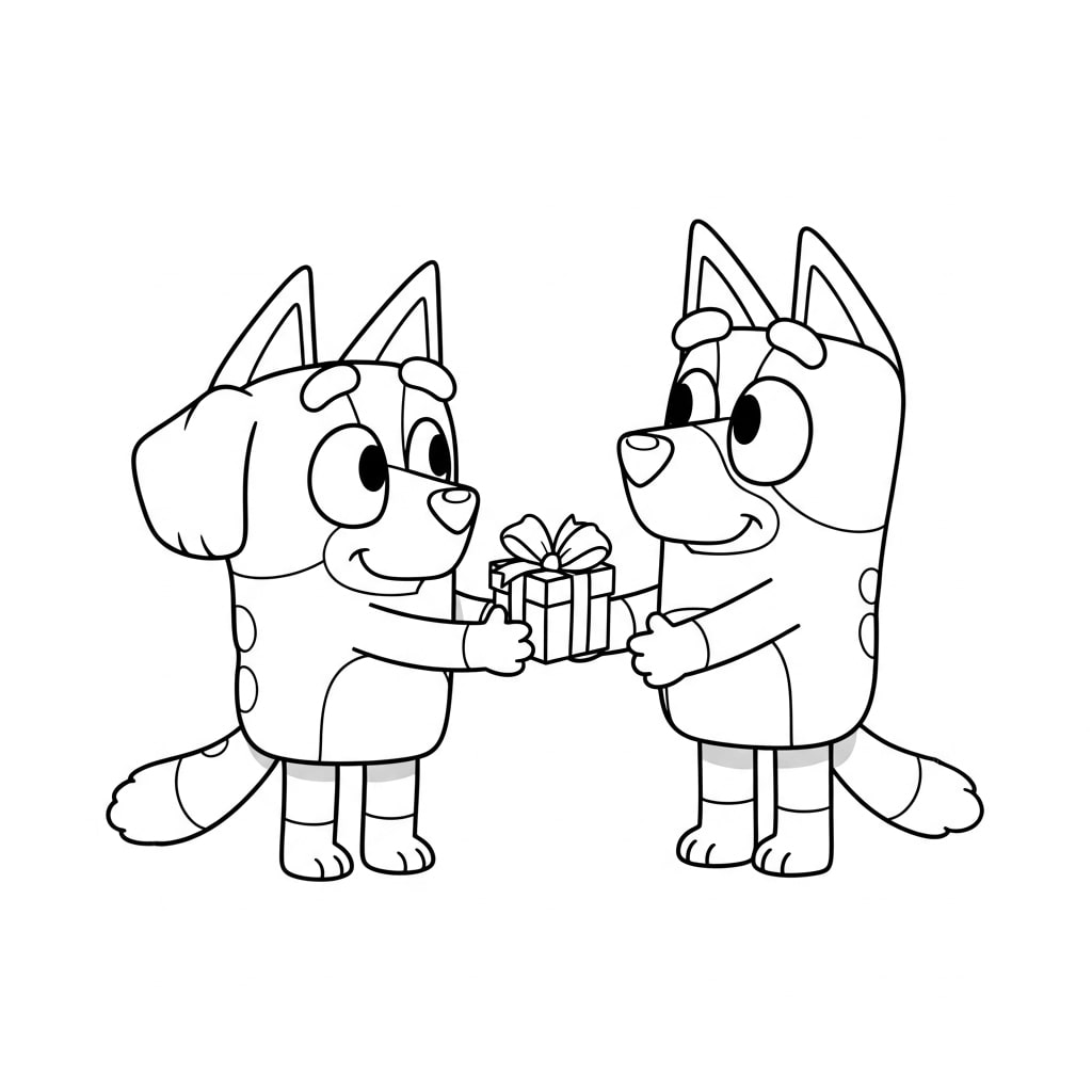 9 Muffin Sharing a Gift