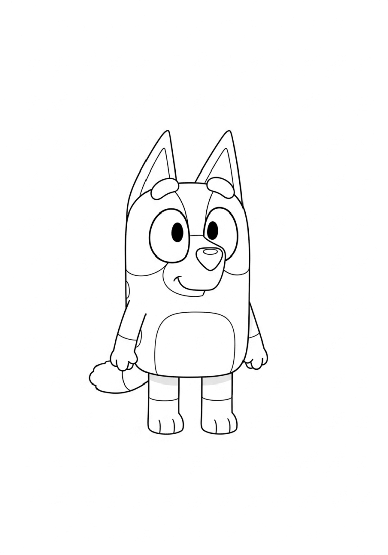Baby Bingo Coloring Page