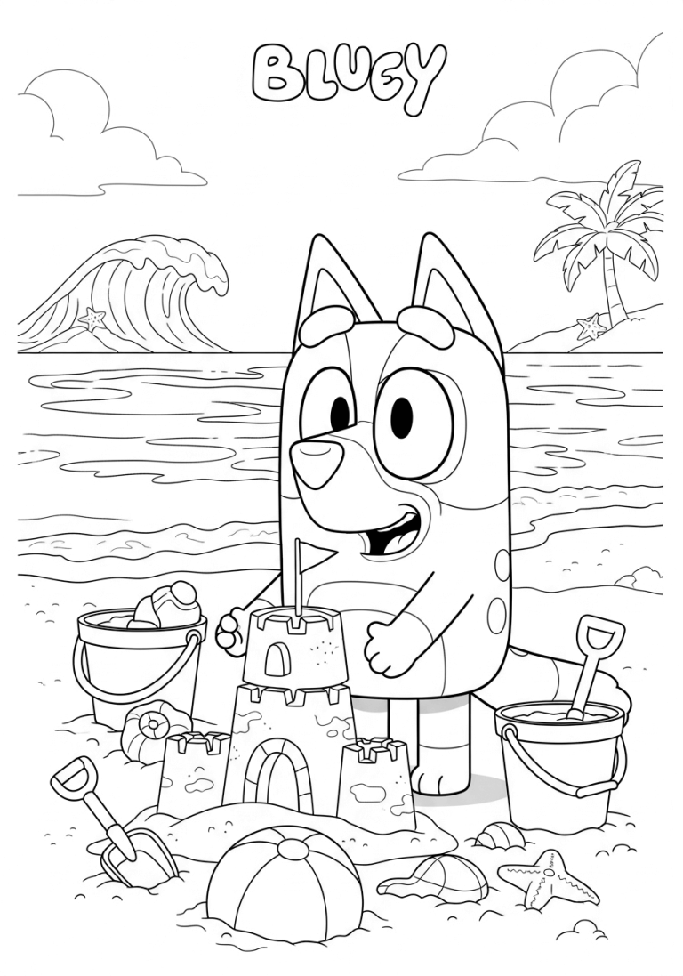 Bingo Building Sandcastles