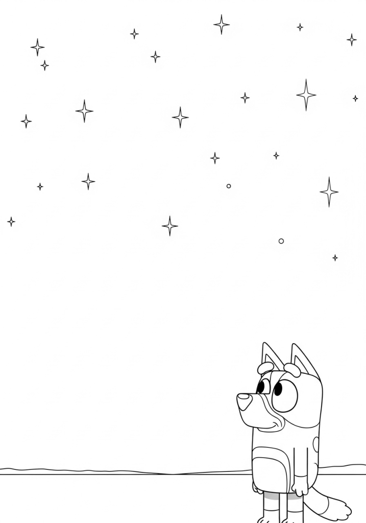 bluey at night