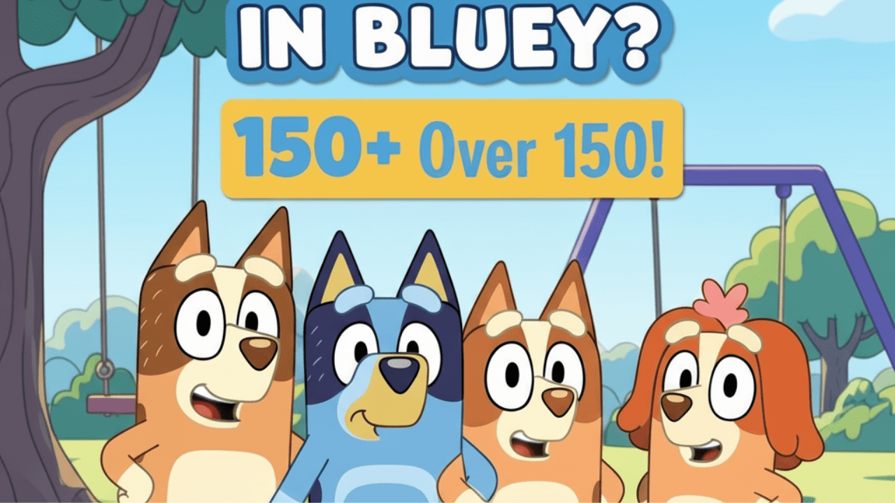how many characters in bluey