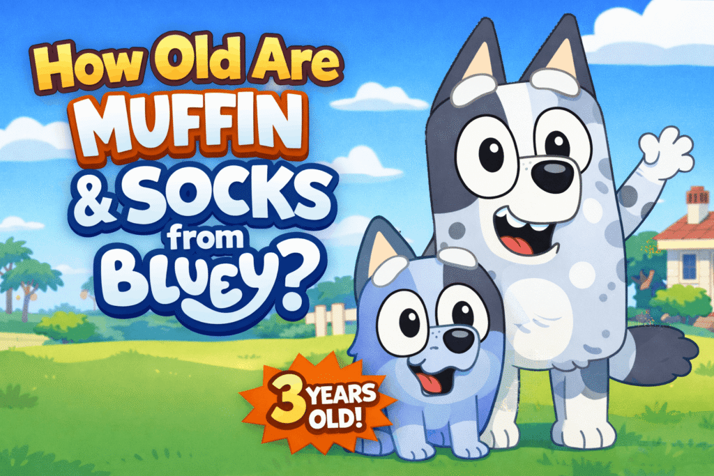 How Old Is Muffin From Bluey? 3 Is Muffin Older Than Socks?