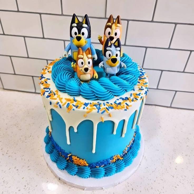 10+ Cute & Creative Bluey Cake Ideas for a Memorable Birthday Party 5 Pink Bluey Cake for a Girl’s Birthday